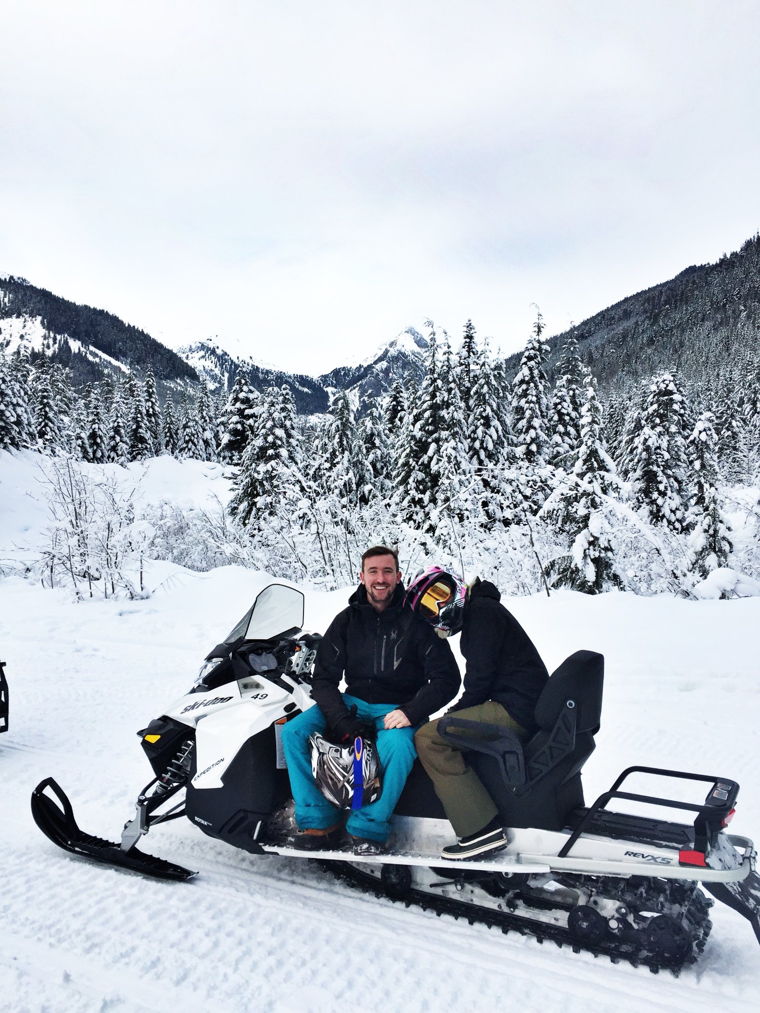 Snowmobiling