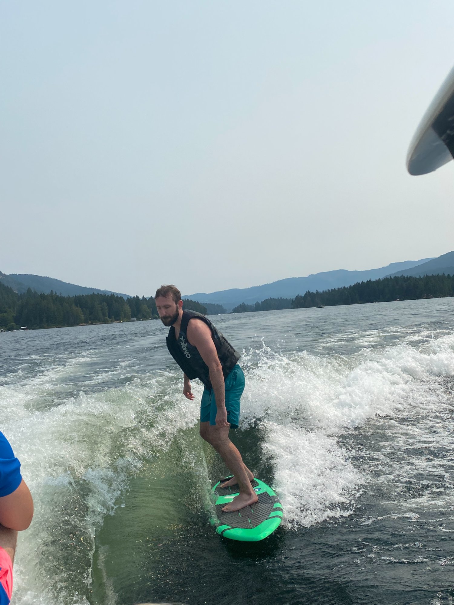 Wake surfing